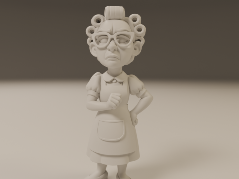 Dona Florinda 3Dプリントモデル