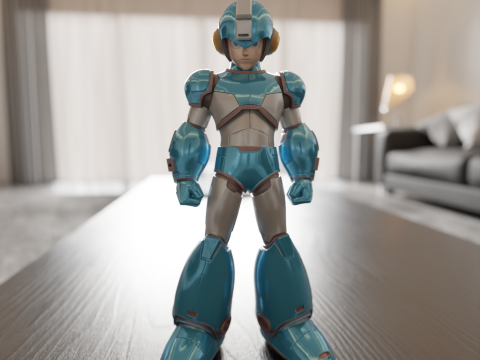 Mega Man 3D Baskı Modeli