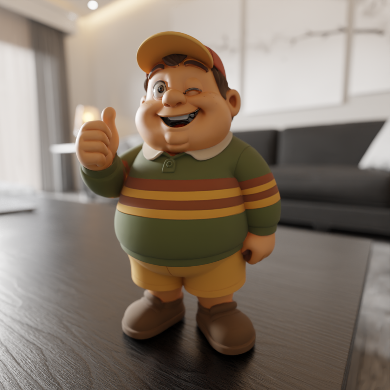 Nhonho 3D Print Model .c4d .max .obj .3ds .fbx .stl .blend 