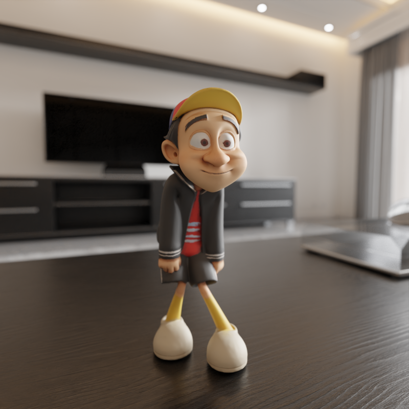 Kiko - quico 3D 打印模型 .c4d .max .obj .3ds .fbx .stl .blend 