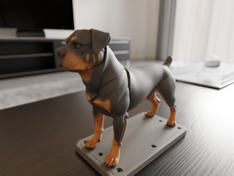 Rottweiler Model Cetak 3D