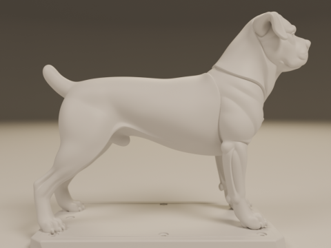 Rottweiler 3D 打印模型