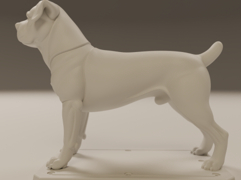 Rottweiler 3D 打印模型