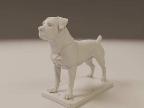 Rottweiler 3D 打印模型