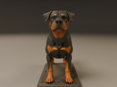 Rottweiler 3D 打印模型
