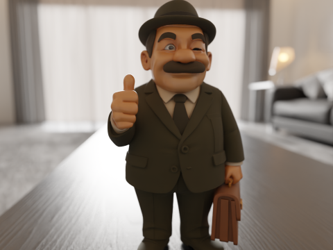 Senhor Barriga 3D प्रिंट मॉडल