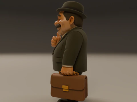 Senhor Barriga 3D Print Model