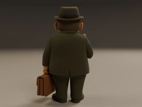 Senhor Barriga 3D Print Model