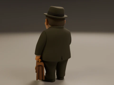 Senhor Barriga 3D Print Model