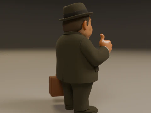 Senhor Barriga 3D Print Model