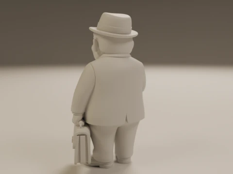 Senhor Barriga 3D Print Model