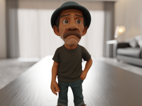 Don Ramon - Seu Madruga 3D Baskı Modeli
