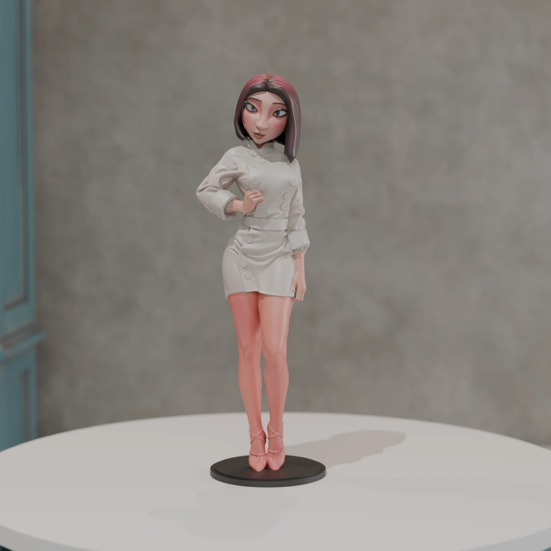 Colette Tatou 3D Print Model .c4d .max .obj .3ds .fbx .stl .blend 