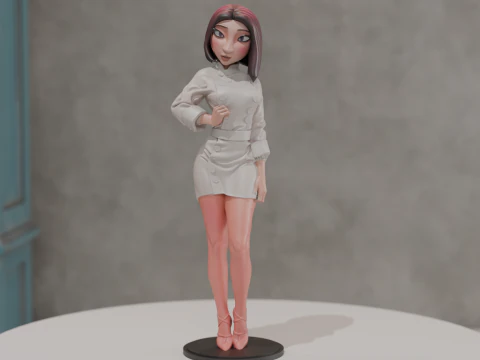 Colette Tatou Modèles 3D en vedette