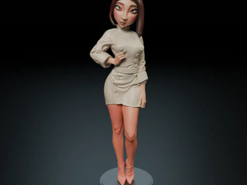 Colette Tatou 3D Print Model