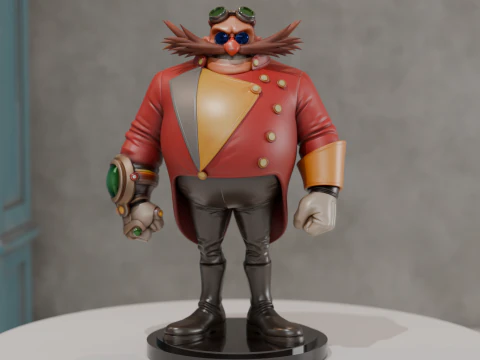 Доктор Эггман Роботник 3D Принт Модель