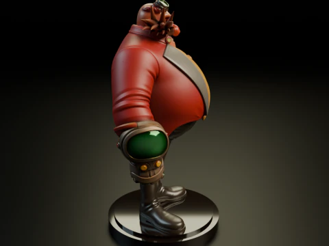 Doctor Eggman Robotnik 3D Print Model