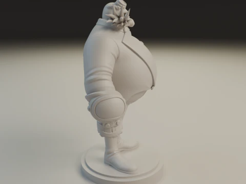 Doctor Eggman Robotnik 3D Print Model