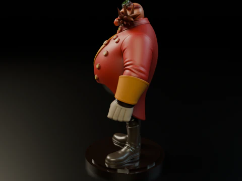 Doctor Eggman Robotnik 3D Print Model