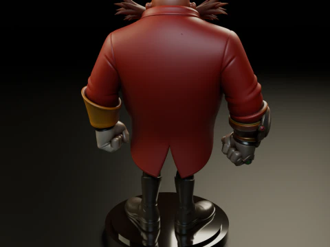 Doctor Eggman Robotnik 3D Print Model