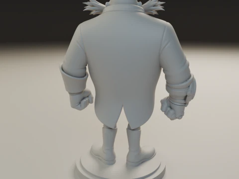 Doctor Eggman Robotnik 3D Print Model