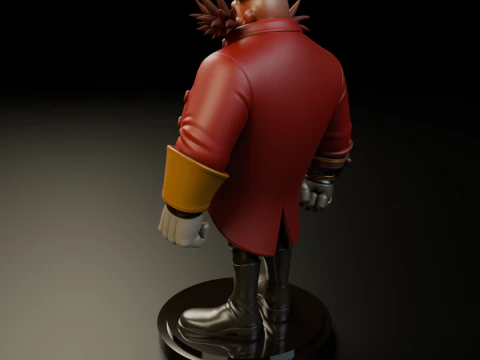 Doctor Eggman Robotnik 3D Print Model