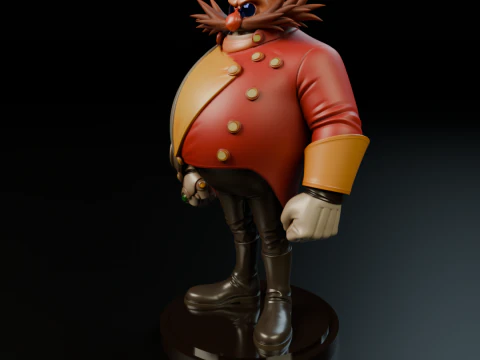 Doctor Eggman Robotnik 3D Print Model