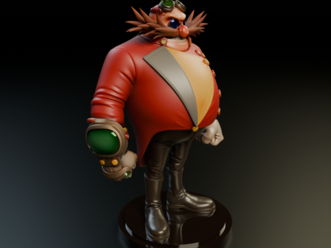Doctor Eggman Robotnik Modelo de Impressão 3D