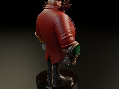 Doctor Eggman Robotnik Modelo de Impressão 3D