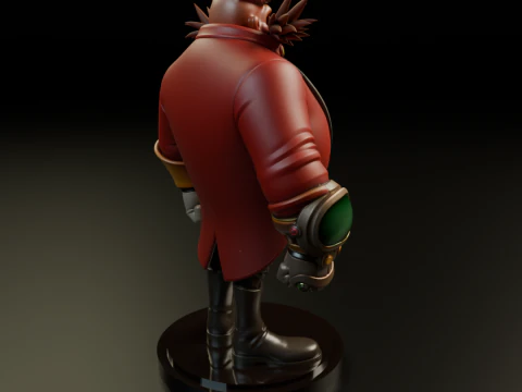 Doctor Eggman Robotnik 3D Print Model