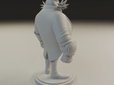 Doctor Eggman Robotnik 3D Print Model
