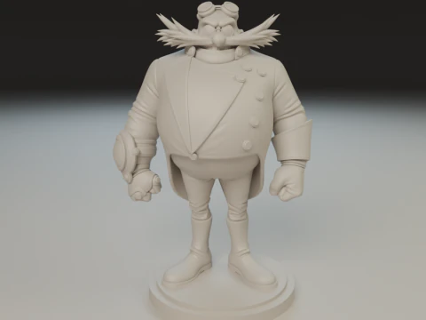 Doctor Eggman Robotnik 3D Print Model