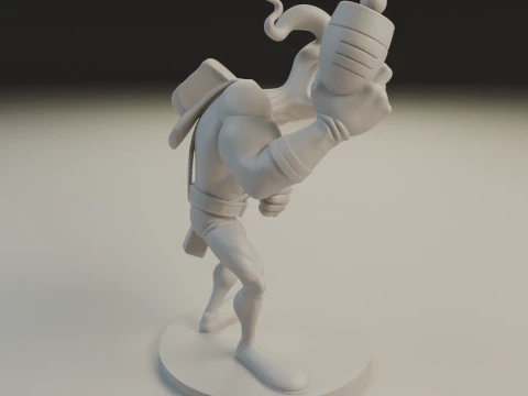 Earthworm Jim 3D Print Model
