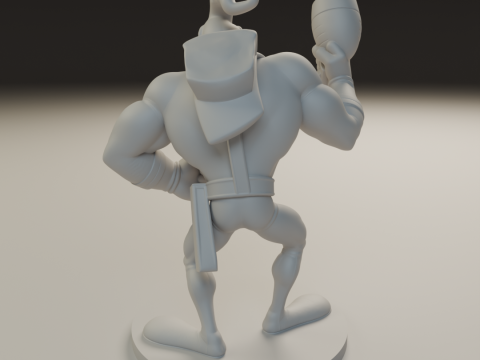 Earthworm Jim Model Cetak 3D
