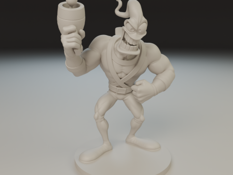 Earthworm Jim Model Cetak 3D
