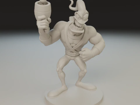 Earthworm Jim 3D Print Model