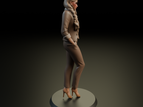 Executive pinup 3D 프린트 모델