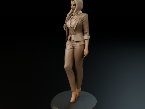Executive pinup 3D 프린트 모델