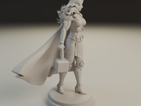 Jane Foster 3D Print Model