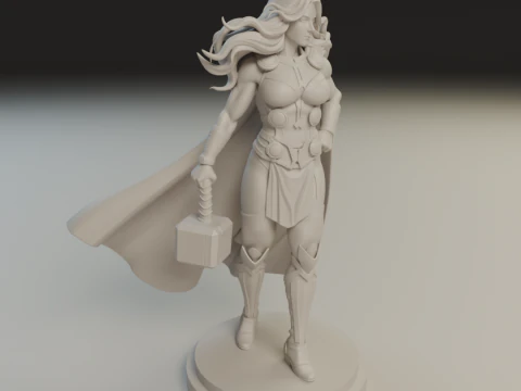 Jane Foster 3D Print Model