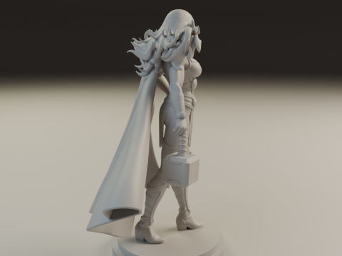 Jane Foster 3D Print Model