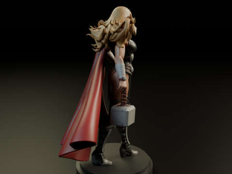Jane Foster 3D Print Model