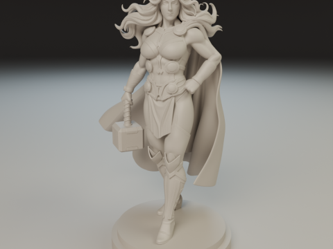 Jane Foster 3D Print Model
