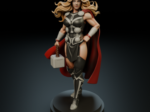 Jane Foster 3D Print Model