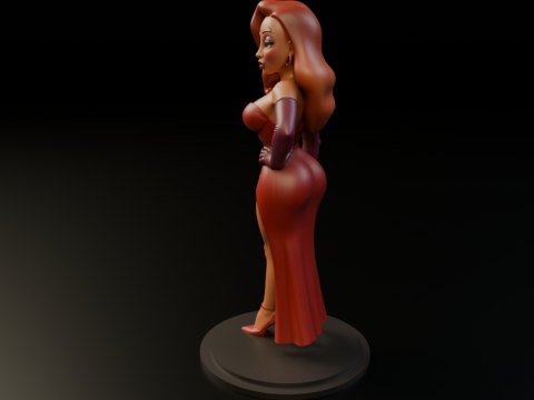Pin-up 3D प्रिंट मॉडल