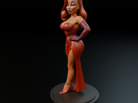 Pin-up 3D प्रिंट मॉडल