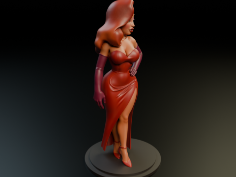 Pin-up 3D प्रिंट मॉडल