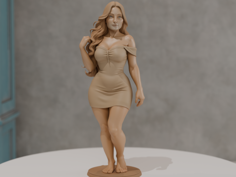 Pin up 3Dプリントモデル