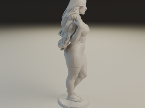 Pin up 3Dプリントモデル