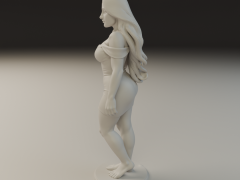 Pin up 3Dプリントモデル